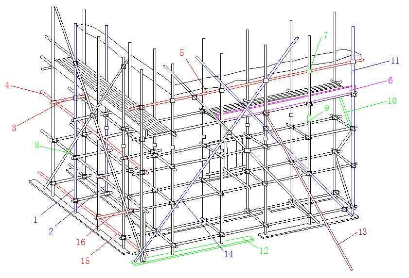 成都钢管架公司工程案例